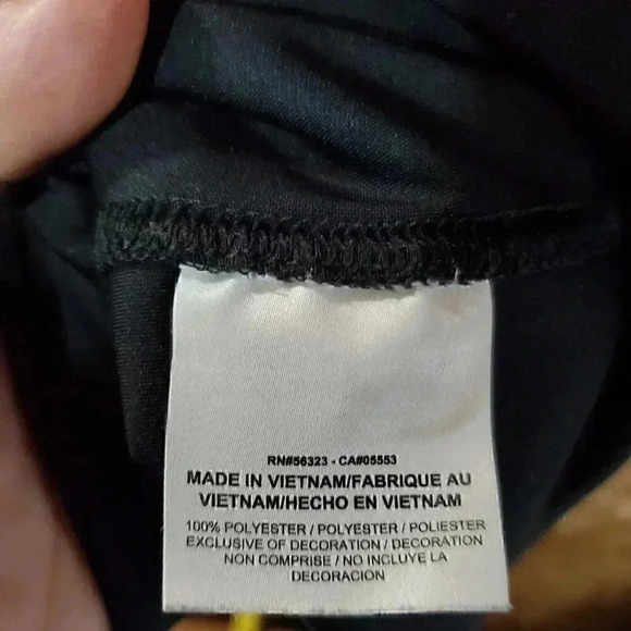 Nike Golf Dri Fit Polo Shirt Mens XL Black Tour Performance Short Sleeve - Picture 5 of 9